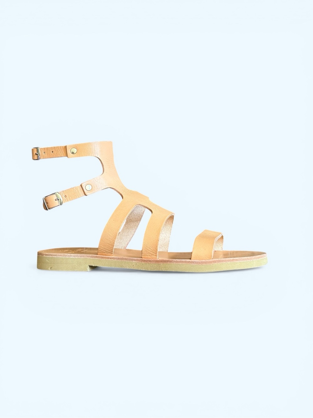 BALLSAI Nefeli Handmade Women’s Strappy Gladiator Sandal Made in Greece Size 40
